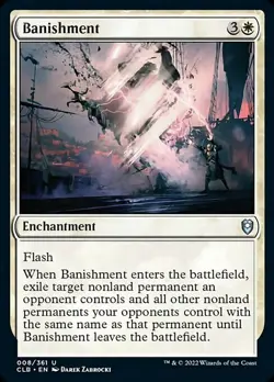 Banishment x1 1x FOIL Commander Baldur's Gate NM MTG - Image 1