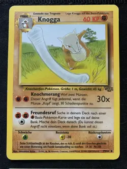 6x Dschungel Deutsch Pokemon Karten Knogga Tragosso Rizeros Rihorn Kokowei Owei - Image 2