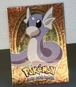 Pokemon Dratini #147 Holo Foil E10 of 12 Blue Label Topps 1999 - Image 2