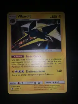 Carta Pokemon Vikavolt Rara Holo 52/149 Ita Italiano Sole E Luna - Image 1