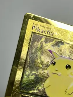 Pikachu 58/102 (MP) Gold Metal Promo Sword & Shield: Celebrations 2021 Pokemon - Image 5