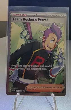 Pokemon Team Rocket's Petrel 226/182 Destined Rivals Full Art Ultra Rare Holo - Image 1