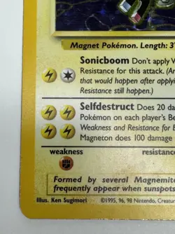 Pokemon TCG Magneton 11/62 Fossil Holo Unlimited Vintage - Image 3