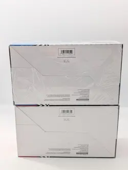 Pokemon SV10.5 Black Bolt White Flare Sealed LOT 2 Booster Bundle Display Case - Image 2