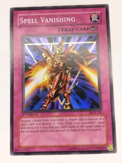 Yu-Gi-Oh! TCG Spell Vanishing DCR-101 Super Rare 1st Edition - Image 1