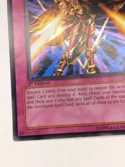 Yu-Gi-Oh! TCG Spell Vanishing DCR-101 Super Rare 1st Edition - Image 5