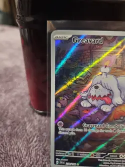 Pokemon TCG Greavard Illustration Rare Card 214/198 Scarlet & Violet Base Set - Image 2