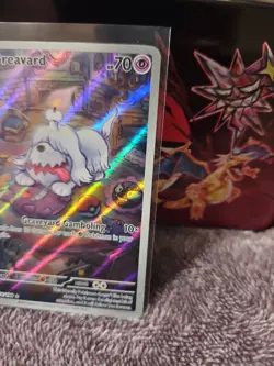 Pokemon TCG Greavard Illustration Rare Card 214/198 Scarlet & Violet Base Set - Image 3