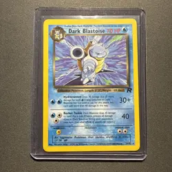 Pokemon TCG Dark Blastoise 20/82 Rare Non-Holo Card Team Rocket - Image 3