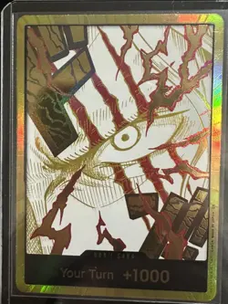One Piece CCG Gear 5 Luffy and Shanks Gold Don!! Cards - Image 3