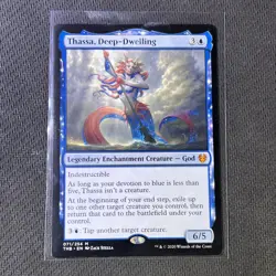 MTG English Thassa, Deep-Dwelling NM Theros Beyond Death - Image 1