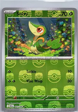 Snivy (Master Ball) 001/086 SV: Black Bolt - Pokemon Card - NM - Image 1