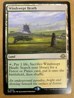 MTG 1x Windswept Heath # 235 Modern Horizons 3 Magic the Gathering Card x1 NM - Image 1