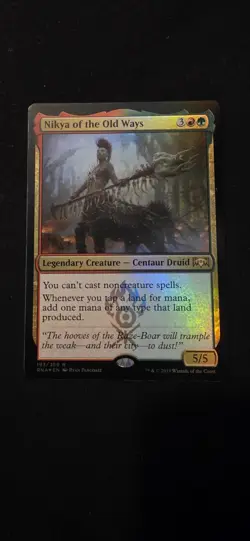 Nikya of the Old Ways Ravnica Allegiance RNA MTG Card NM Foil - Image 1