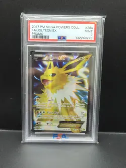 Jolteon EX 28a/83 Holo Full Art Promo Card Near Mint Condition Psa 9 - Image 1