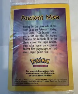 Pokemon Ancient Mew Promos Metal Card TCG Pokemon Sealed - Image 2
