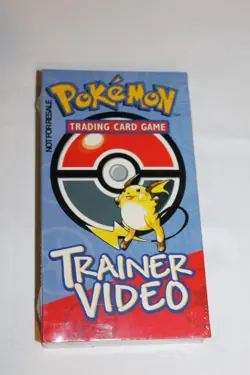 SEALED 1999 Pokemon Trading Card Game Trainer Video VHS CCG NOS MISP WOTC 2000 - Image 1
