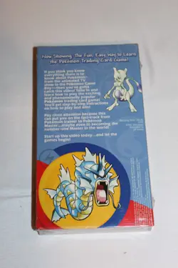 SEALED 1999 Pokemon Trading Card Game Trainer Video VHS CCG NOS MISP WOTC 2000 - Image 3