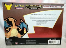 Lance's CHARIZARD V Box Promo Cards & Booster Packs Pokemon CELEBRATIONS 2021 - Image 2