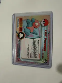 2000 Topps Chrome Porygon Pokemon Card, Foil Holographic - Image 2