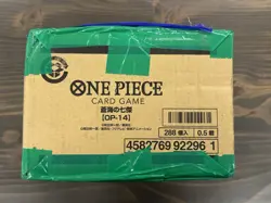 One Piece Card Game The Azure Sea’s Seven OP-14 Sealed Case (12 Boxes) JAPANESE! - Image 2
