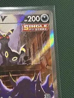 Umbreon V Alternate Art Evolving Skies 189/203 Alt FA Pokemon Card 2021 LP - Image 3