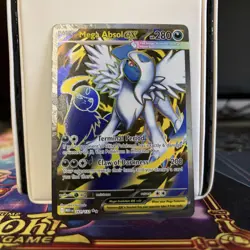 Mega Absol EX 161/132 Full Art Phantasmal Flames Pokemon Card (NM) - Image 1