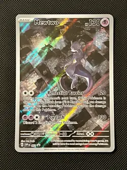 Pokemon TCG Mewtwo 052 Scarlet & Violet Promo Holo Card - Image 1