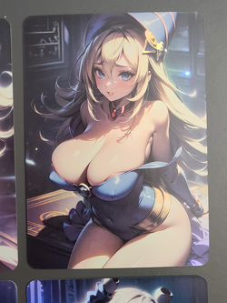 Dark Magician Girl - ACG Anime Girl Doujin Waifu DIY Card - 9 Card Set - Image 4