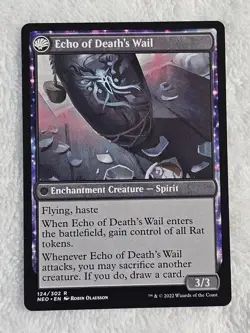 MTG Tribute to Horobi #124 Kamigawa Neon Dynasty Magic Card Rare NM - Image 2
