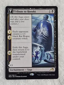 MTG Tribute to Horobi #124 Kamigawa Neon Dynasty Magic Card Rare NM - Image 3