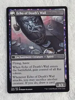 MTG Tribute to Horobi #124 Kamigawa Neon Dynasty Magic Card Rare NM - Image 4