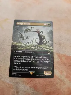 Compy Swarm Borderless Universes Beyond Jurassic World MTG NM - Image 1