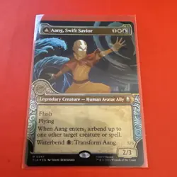 Aang, Swift Savior (Showcase) Avatar: The Last Airbender Foil Oceans Fury - Image 1