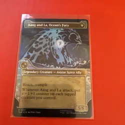 Aang, Swift Savior (Showcase) Avatar: The Last Airbender Foil Oceans Fury - Image 2