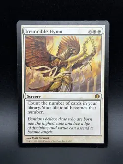 MTG Invincible Hymn R Shards of Alara #14 - Image 1