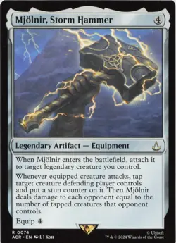Mjolnir, Storm Hammer R Universes Beyond: Assassin's Creed 74 NM MTG - Image 1