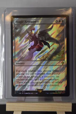 Magic the Gathering Final Fantasy Tragic Arrogance (Surge Foil) - Image 1