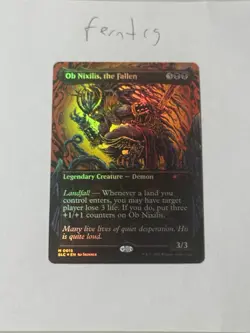 Magic the Gathering Ob Nixillis the Fallen Mythic Foil Secret Lair NM Ships Fast - Image 1