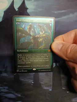 Food Chain (Foil Etched) Double Masters 2022 Foil MTG - Image 1