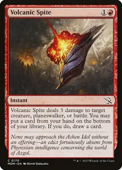 1x Volcanic Spite NM Eng MTG - March of the Machine - Image 1