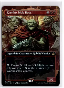 Krenko, Mob Boss Foil Ravnica Remastered 430 LP x1 MTG Magic: the Gathering - Image 1