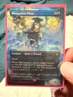 Snapcaster Mage (Borderless) (Chocobo Track Foil) Commander: Final Fantasy Foil - Image 3
