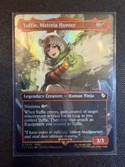 Yuffie, Materia Hunter (Borderless) (Chocobo Track Foil) Final Fantasy Foil - Image 1