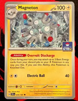 Pokemon Asia Exclusive Gym Promo Magneton 059/191 Surging Sparks (Non-Holo) - Image 1