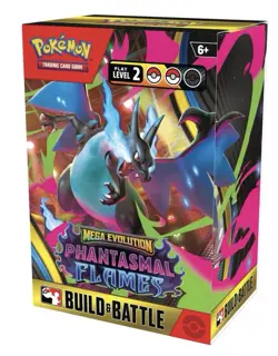 Pokemon Mega Evolutions Phantasmal Flames Build And Battle Box (Factory Sealed) - Image 1