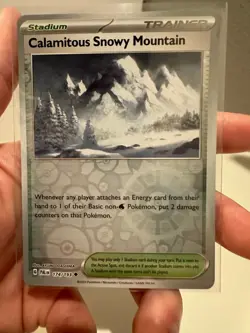 2x Calamitous Snowy Mountain - Reverse Holo - 174/193 Pokemon NM 1222#261-262 - Image 1