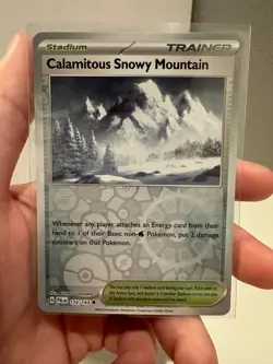2x Calamitous Snowy Mountain - Reverse Holo - 174/193 Pokemon NM 1222#261-262 - Image 3
