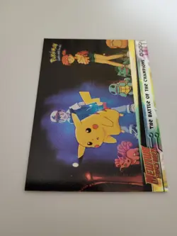 Topps Pokemon #25 Battle of Champions, Raised Holo/Foil, Mewtwo Strikes Back, NM - Image 2