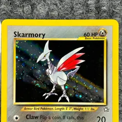 Vintage Pokemon - Neo Genesis - Skarmory - 13/111 Holo - Near Mint Holo Rare - Image 5